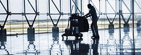 Large Facility Cleaning Service at Chicago O'Hare Airport